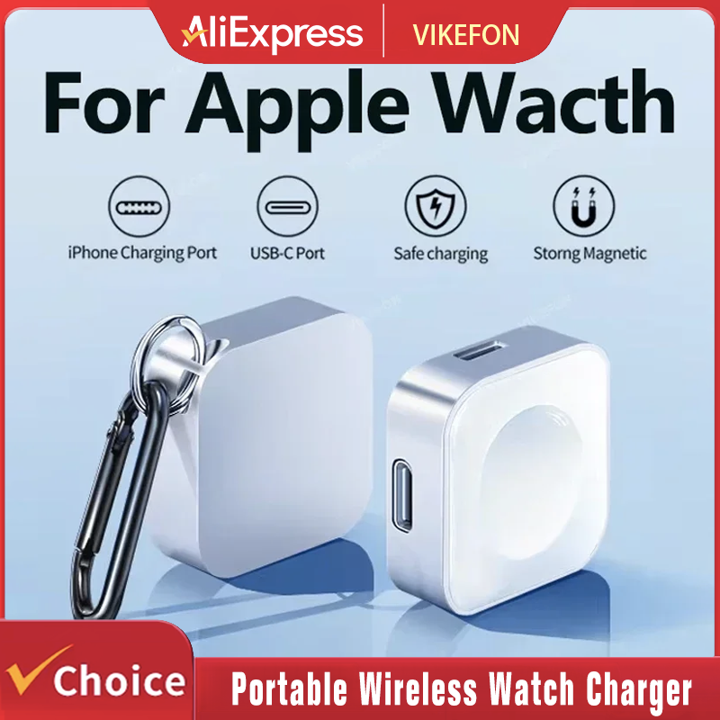 Wireless Charger Watch - Portable Wireless Watch Charger Type C