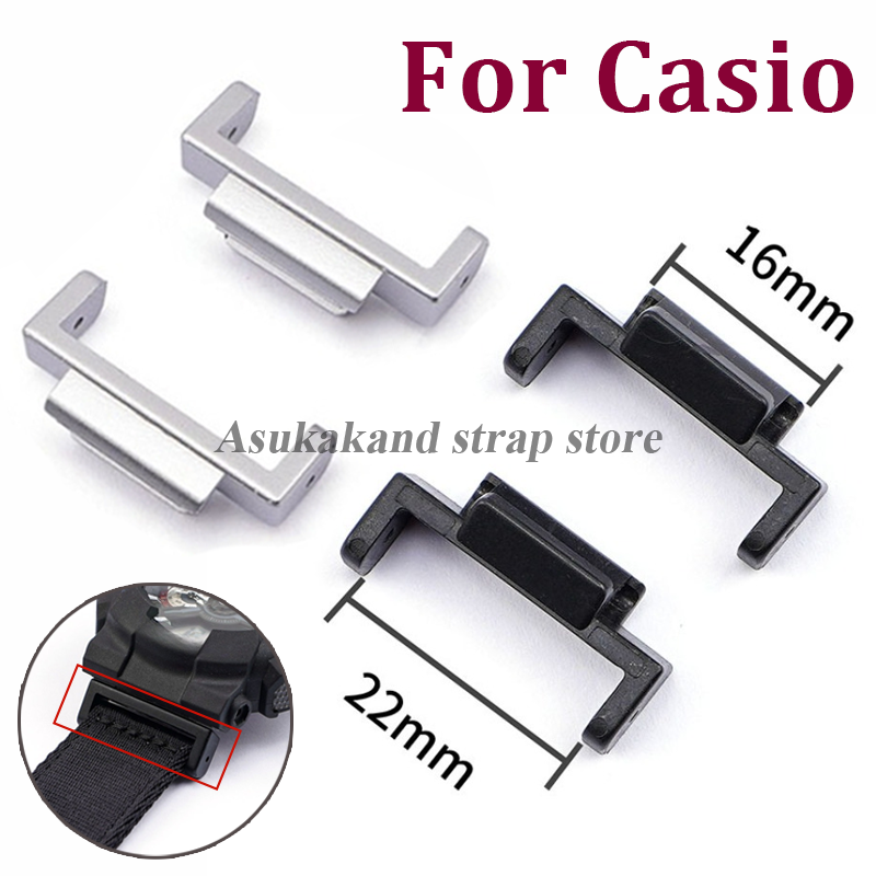 Watch Band Connector - 2pcs Plastic Connector 16mm for Casio