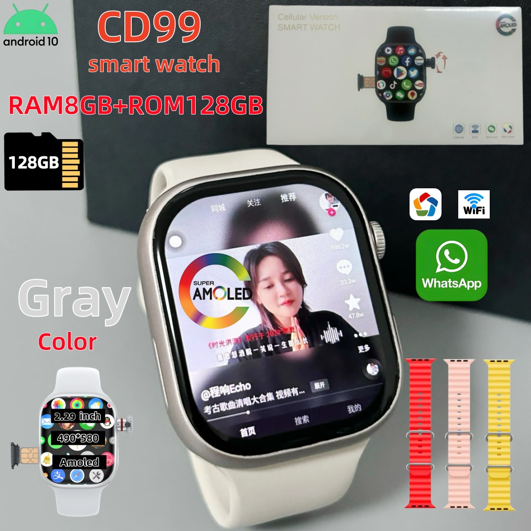 Smartwatch Instagram - CD99 Smart Watch 8GB RAM AMOLED