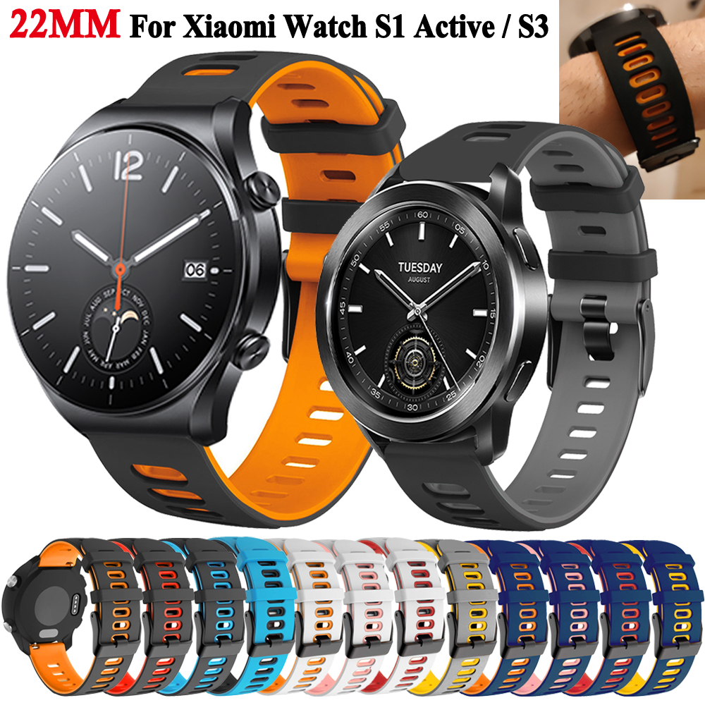 Xiaomi Smartwatch S3 Accessories - 22mm Soft Silicone Watchband For Xiaomi