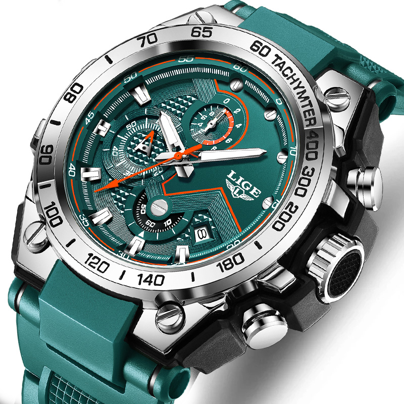 Smartwatch Guess - LIGE Luxury Military Watch For Men