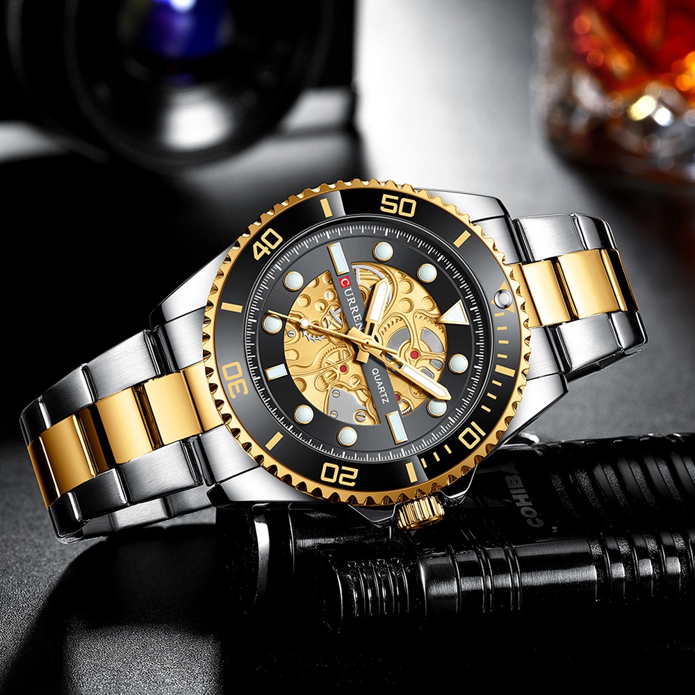CURREN Watches Imitated Mechan - đánh giá và giá Smartwatch Guess