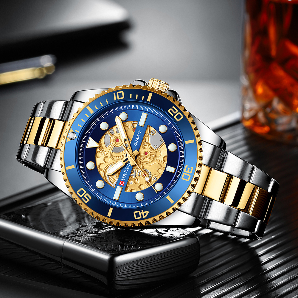 CURREN Watches Imitated Mechan - đánh giá và giá Smartwatch Guess
