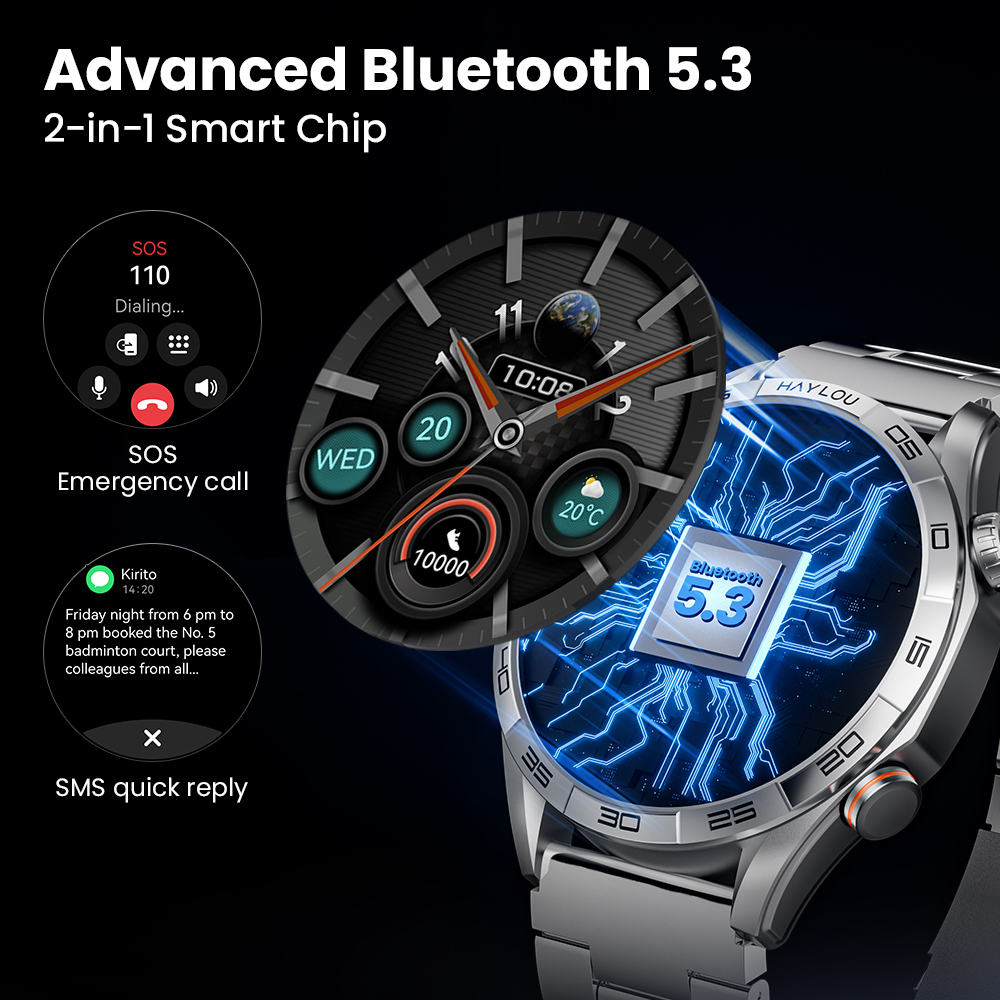 HAYLOU Solar 5 Voice Calling S - đánh giá và giá Smartwatch Face