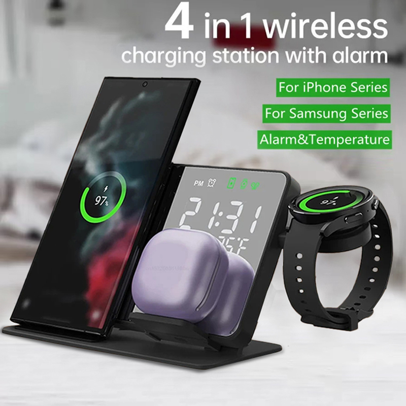 Wireless Charger Alarm Clock S - đánh giá và giá Wireless Charger Watch