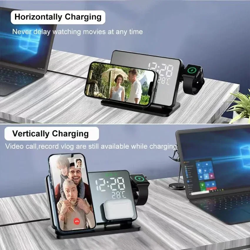 Wireless Charger Alarm Clock S - đánh giá và giá Wireless Charger Watch