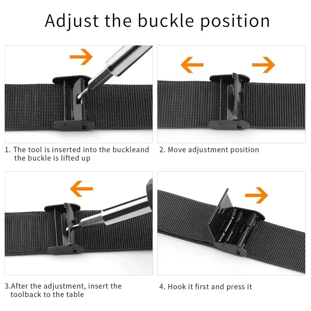 Metal Bands for Huawei Band 6/ - đánh giá và giá Stainless Mesh Band