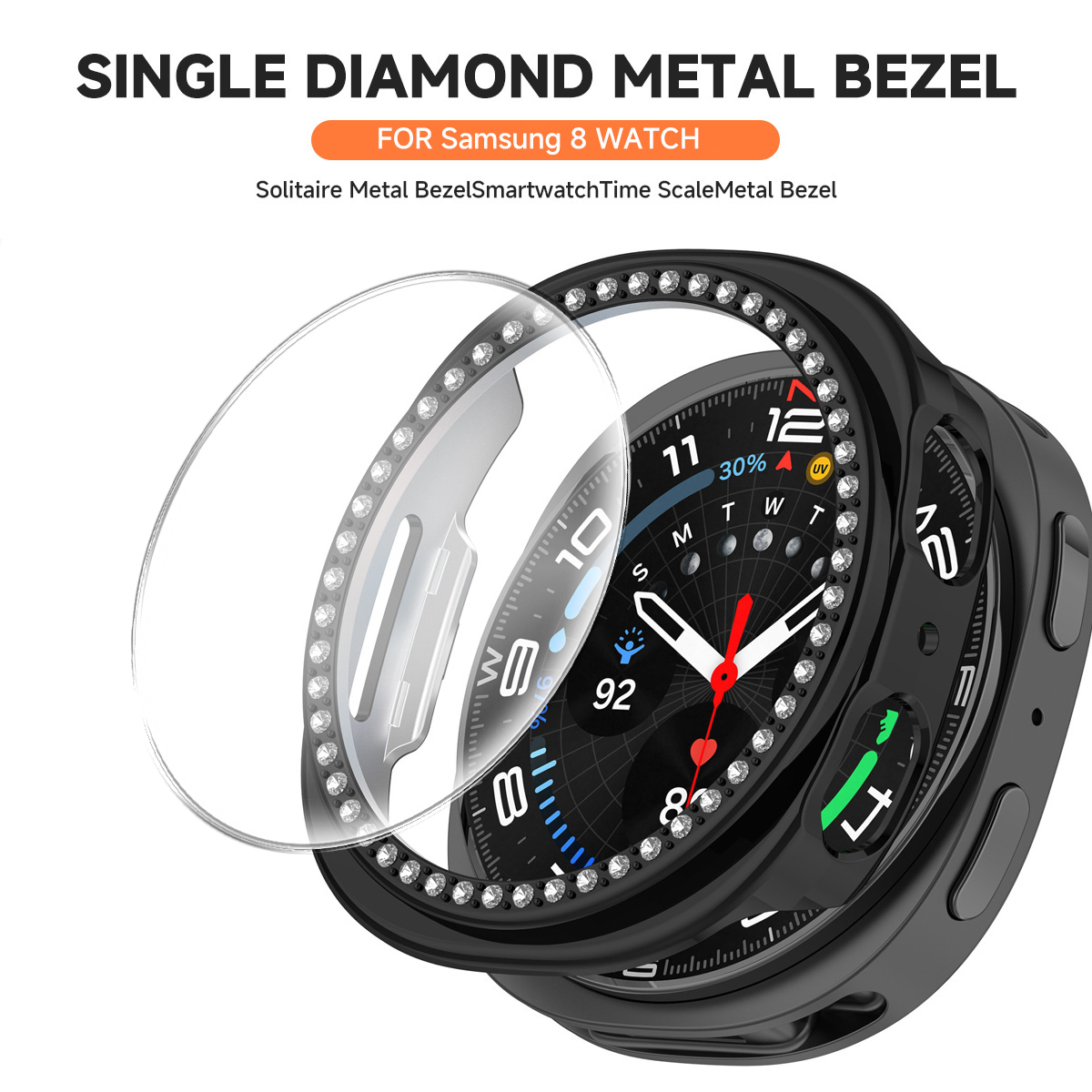 Case + Glass Full Coverage Bum - đánh giá và giá Samsung Smartwatch Accessories