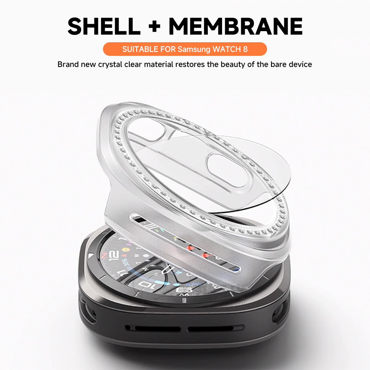 Case + Glass Full Coverage Bum - đánh giá và giá Samsung Smartwatch Accessories
