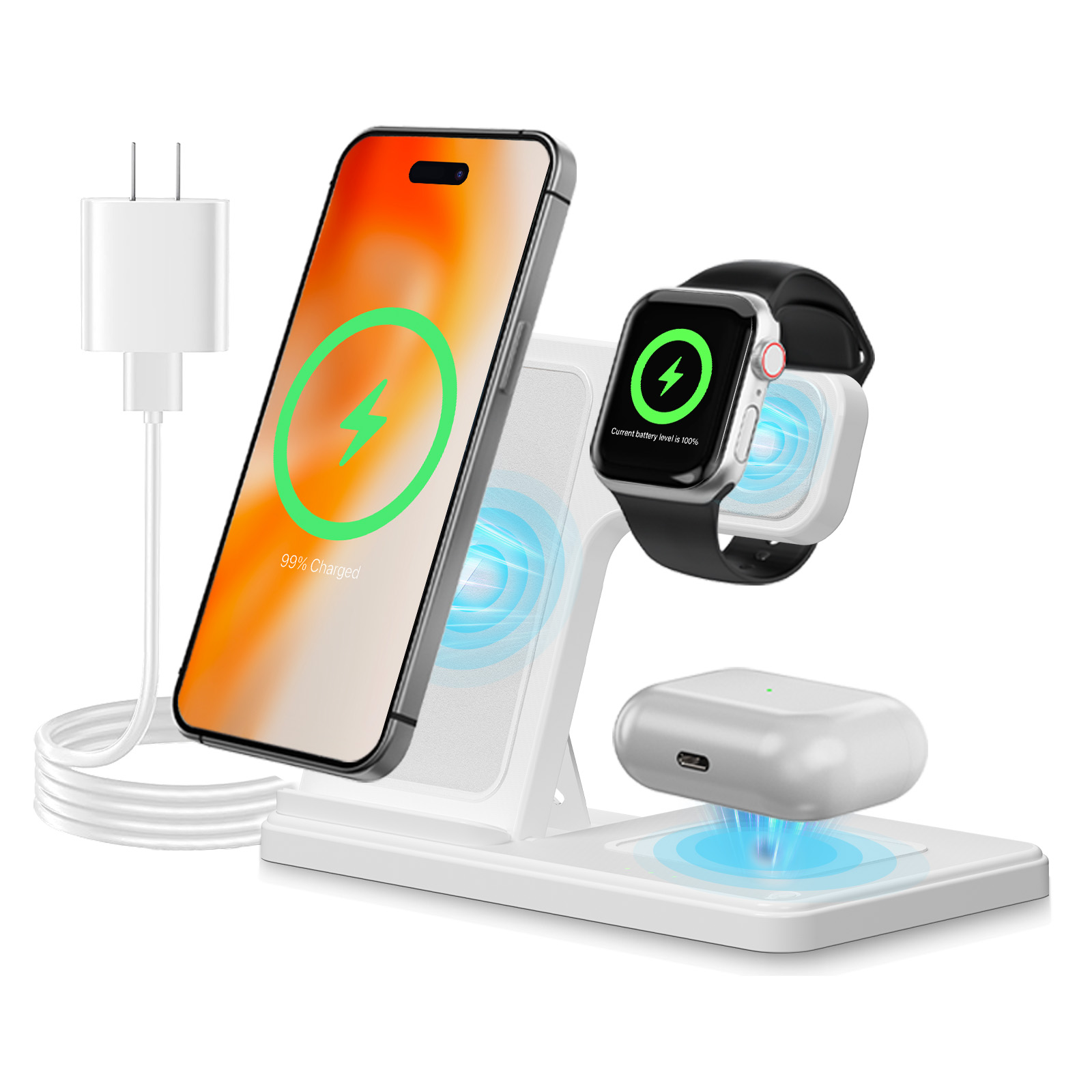 15W Magnetic Wireless Charger  - đánh giá và giá Wireless Charger Watch