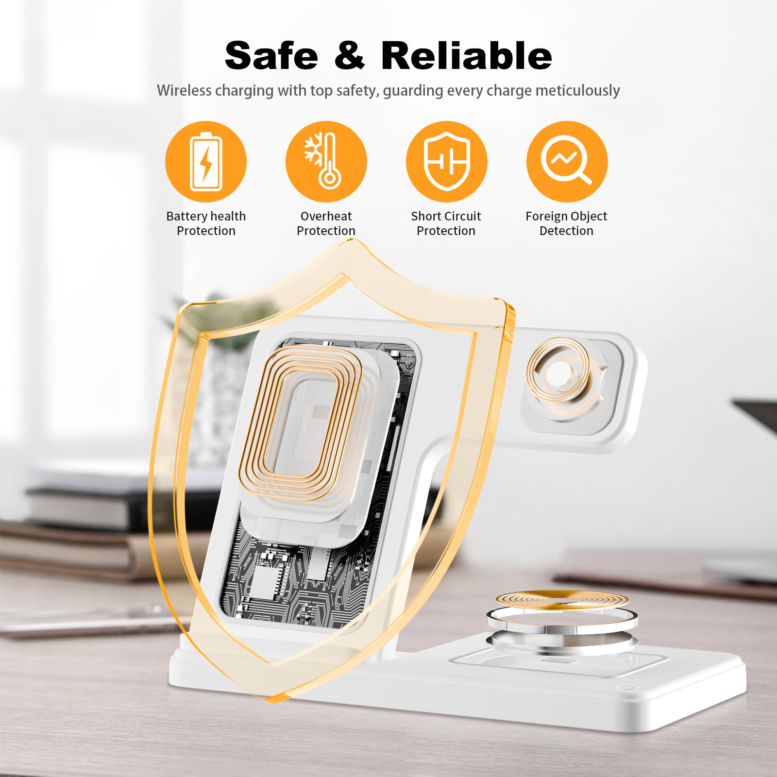15W Magnetic Wireless Charger  - đánh giá và giá Wireless Charger Watch