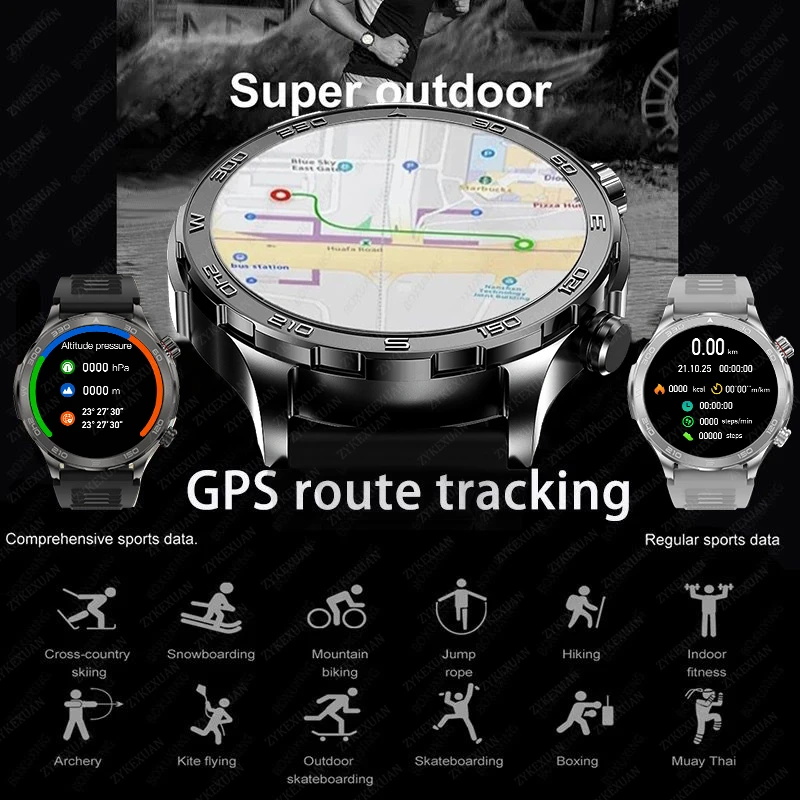 New GPS Track Smart Watch Men  - đánh giá và giá Smartwatch Face
