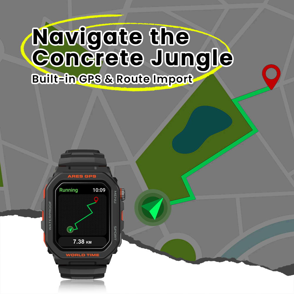 New Zeblaze Ares GPS Smart Wat - đánh giá và giá Smartwatch Instagram