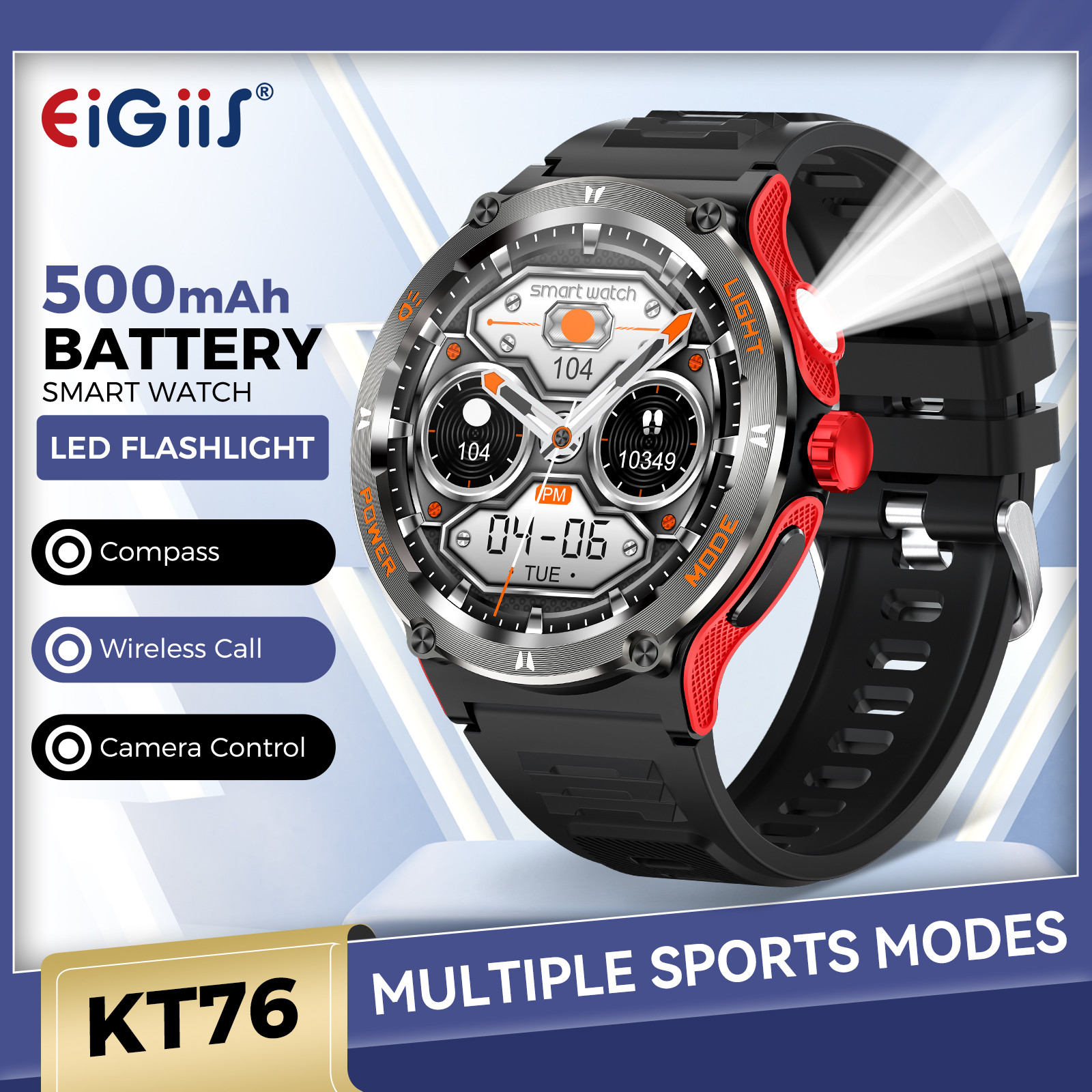 EIGIIS Smart Watch 3ATM Waterp - đánh giá và giá Smartwatch Face