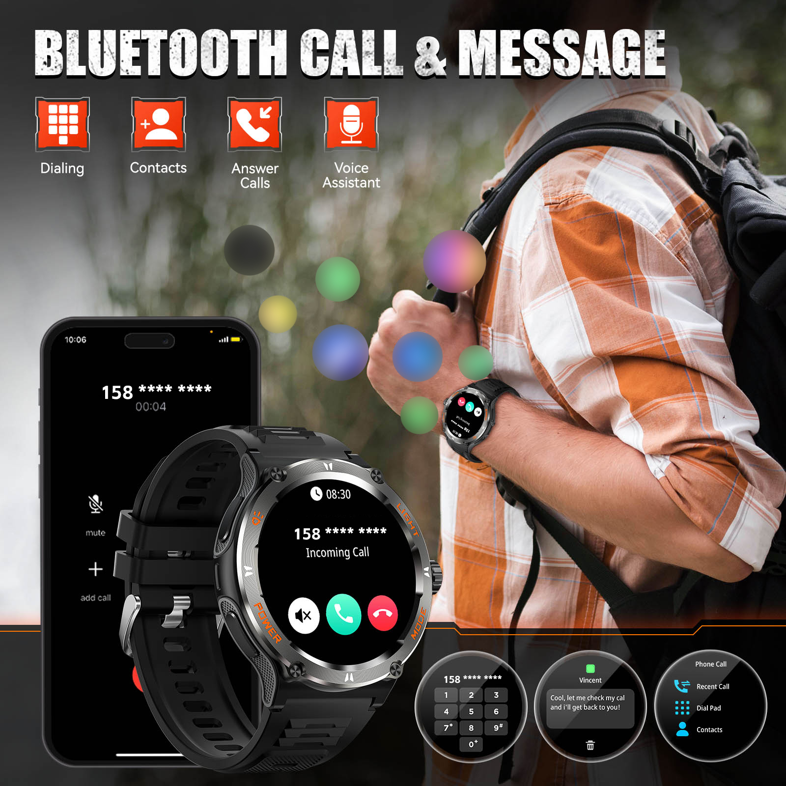EIGIIS Smart Watch 3ATM Waterp - đánh giá và giá Smartwatch Face