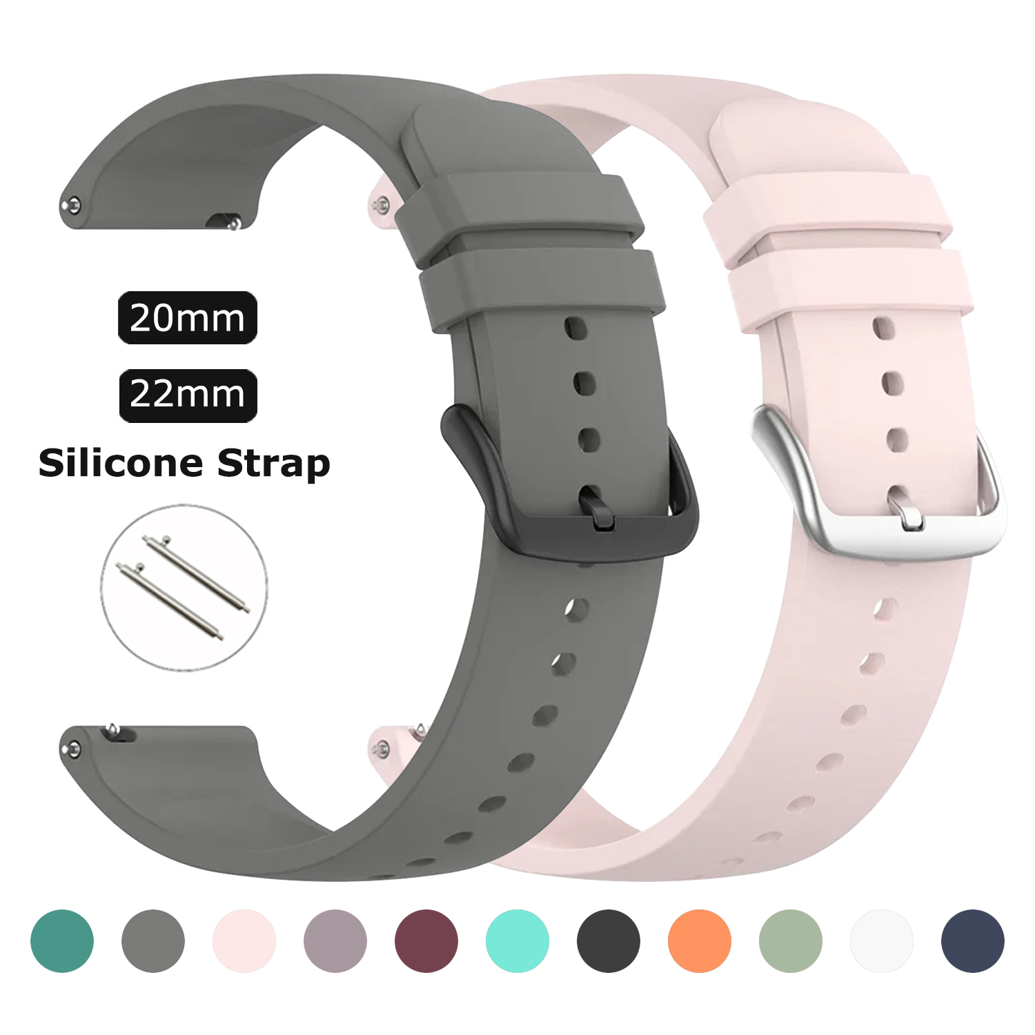 20/22mm Silicone Strap For Fos - đánh giá và giá Fossil Smartwatch Accessories