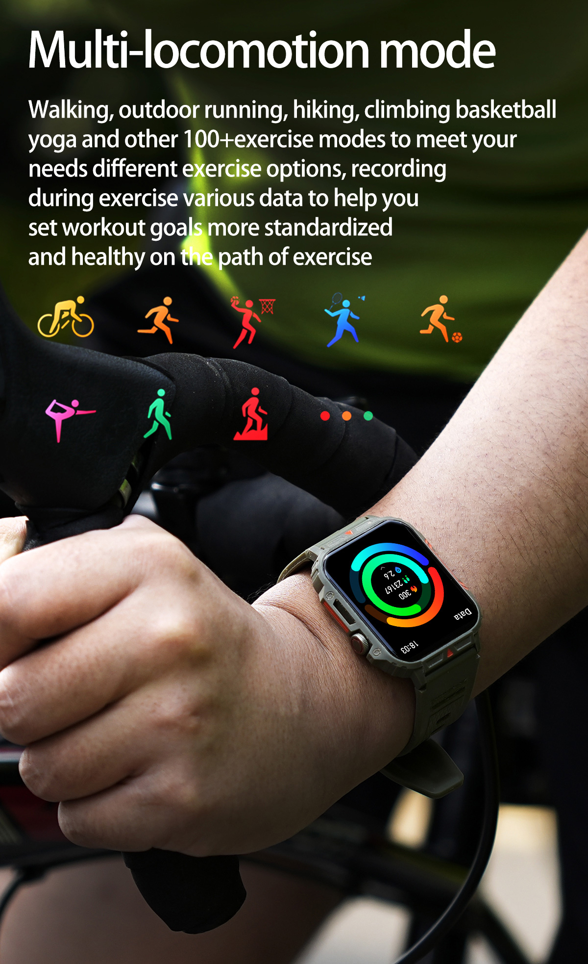 1.91 Outdoor Military Smart Wa - đánh giá và giá Smartwatch Face