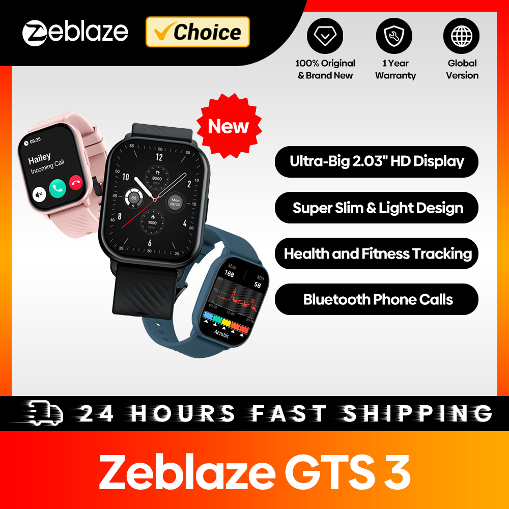 New Zeblaze GTS 3 Voice Callin - đánh giá và giá Smartwatch Face