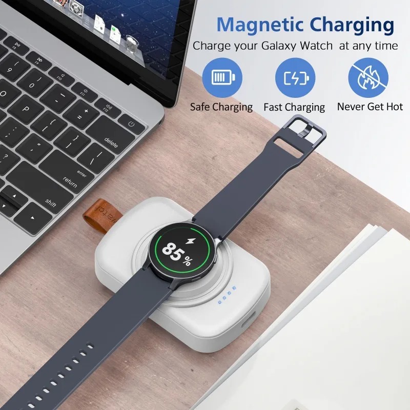 Portable 1800mAh Magnetic Wire - đánh giá và giá Wireless Charger Watch