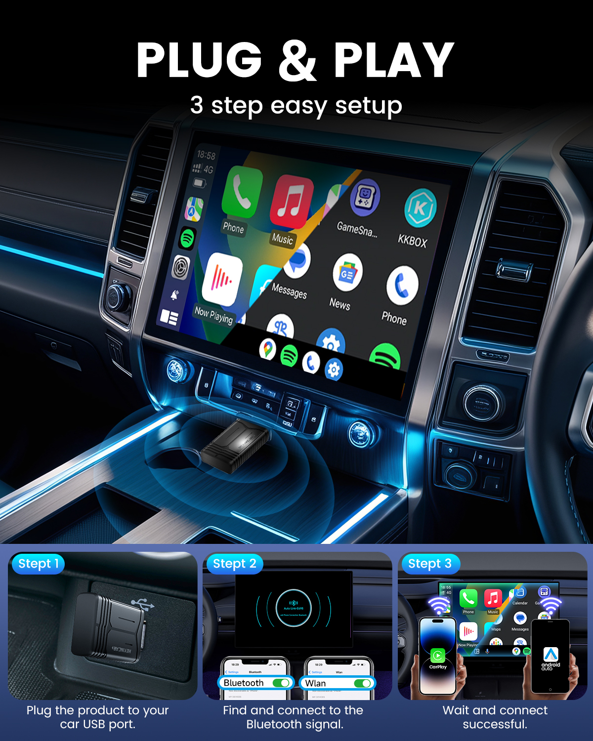 2026 NEW Wireless CarPlay Adap - đánh giá và giá Smartwatch Universal