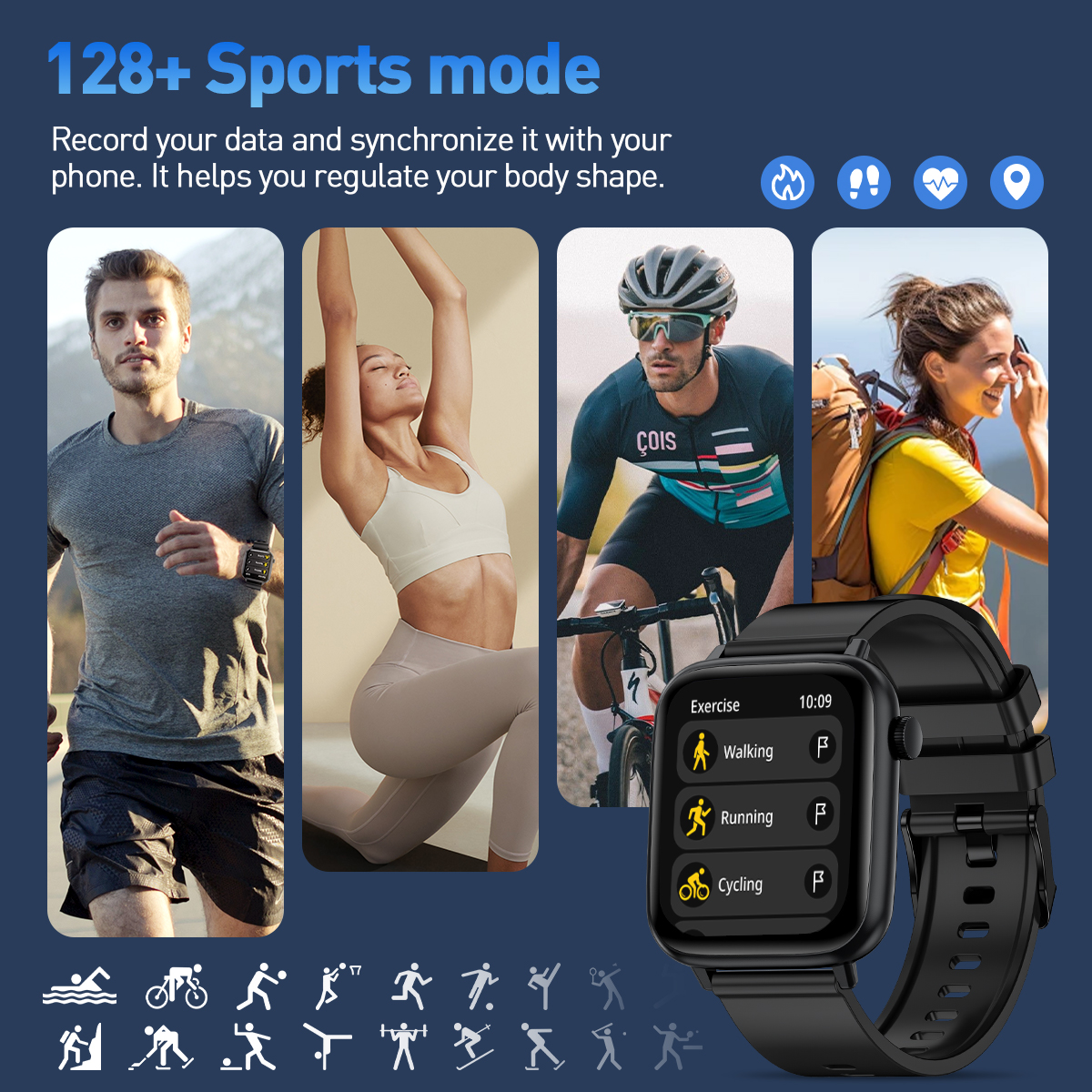 LIGE New Women Smart Watches 1 - đánh giá và giá Smartwatch X12