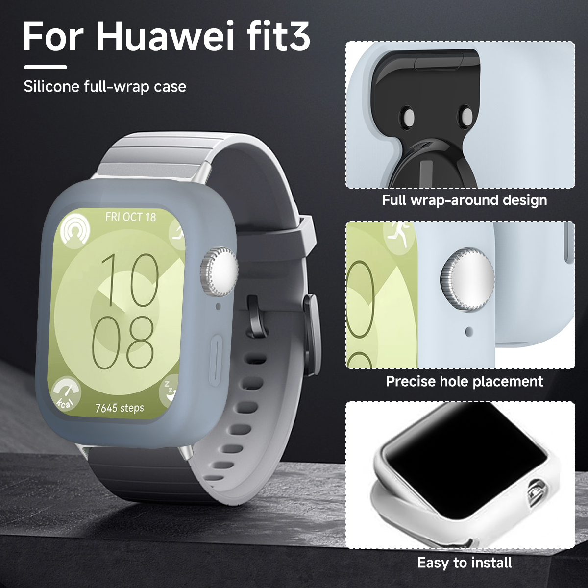 TPU Silicone Case For Huawei W - đánh giá và giá Huawei Smartwatch Accessories