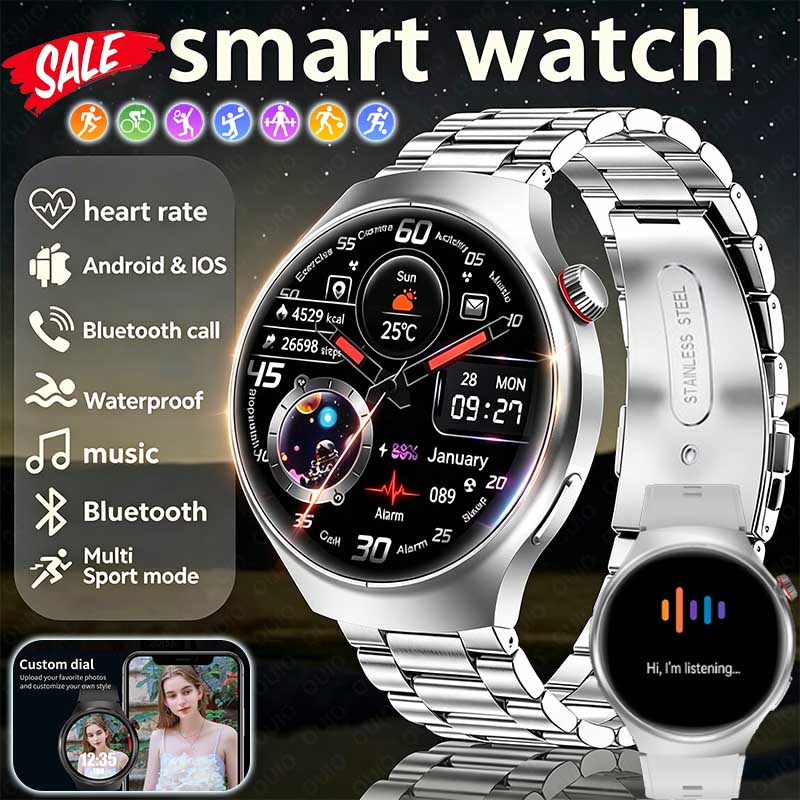 New Sport Smart Watch Men Hear - đánh giá và giá Smartwatch M Active