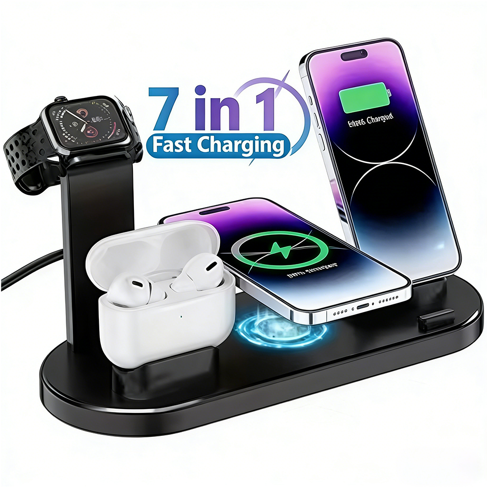 30W 7 in 1 Wireless Charger St - đánh giá và giá Wireless Charger Watch
