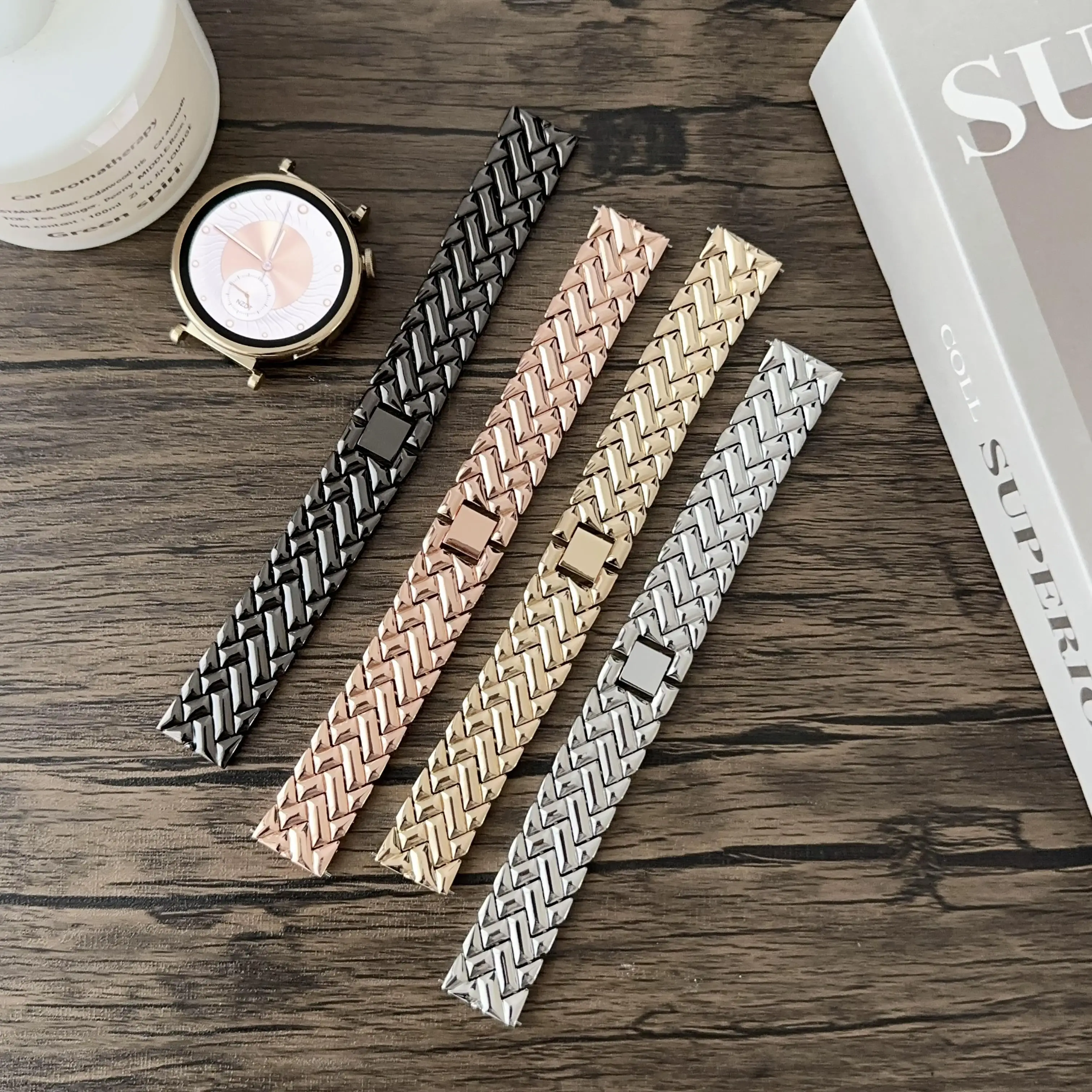 1pc 18mm V-shaped Stainless St - đánh giá và giá Fossil Smartwatch Accessories