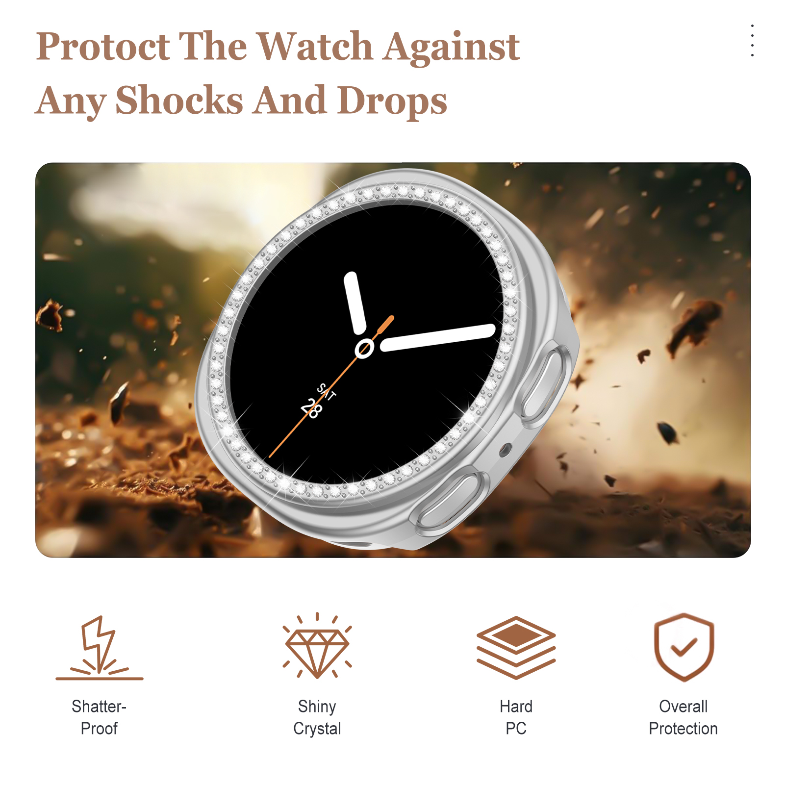 PC Cover For Samsung Galaxy wa - đánh giá và giá Samsung Smartwatch Accessories