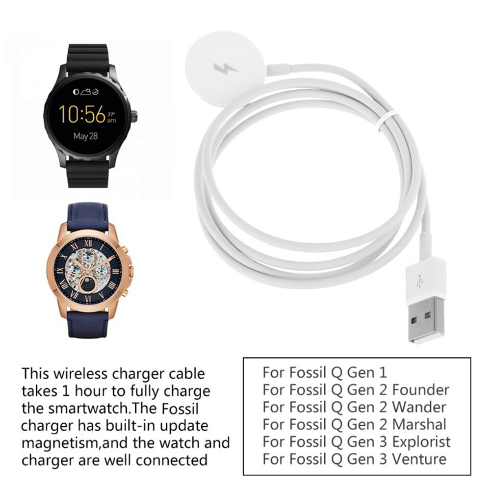 USB Watch Charger Adapter Shor - đánh giá và giá Fossil Smartwatch Accessories
