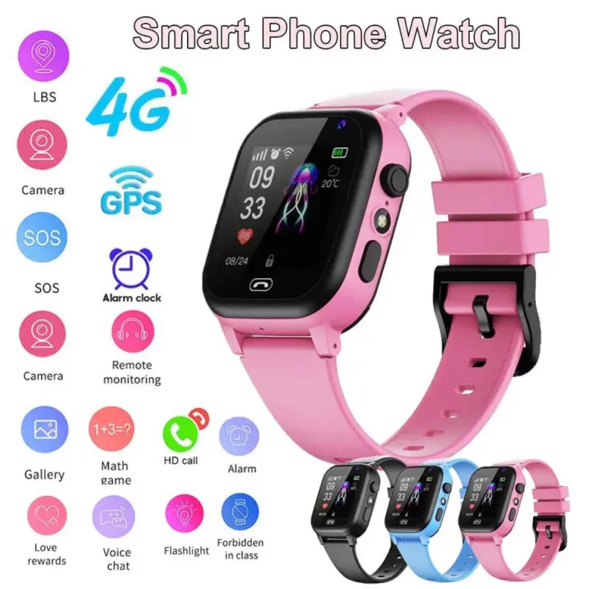Kids Smart Watch 4G Multifunct - đánh giá và giá Smartwatch Id