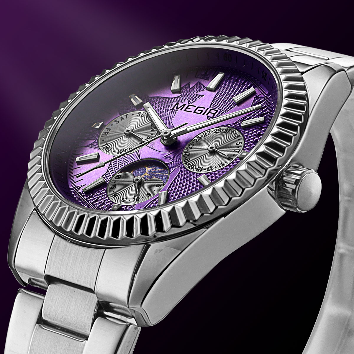 MEGIR Men's Quartz Watch with  - đánh giá và giá Smartwatch Guess