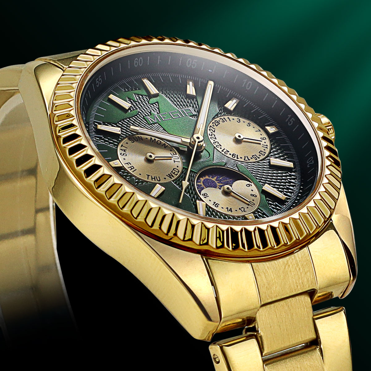 MEGIR Men's Quartz Watch with  - đánh giá và giá Smartwatch Guess