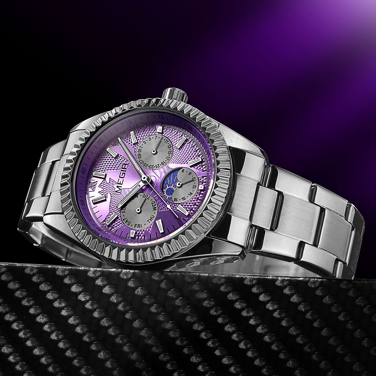 MEGIR Men's Quartz Watch with  - đánh giá và giá Smartwatch Guess