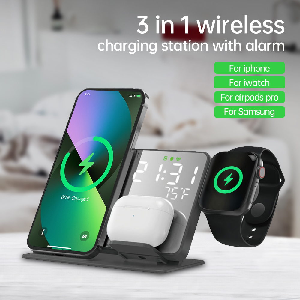 3 in 1 Wireless Charger For iP - đánh giá và giá Wireless Charger Watch