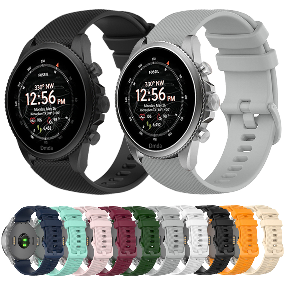 22mm 20mm Silicone Strap For F - đánh giá và giá Fossil Smartwatch Accessories
