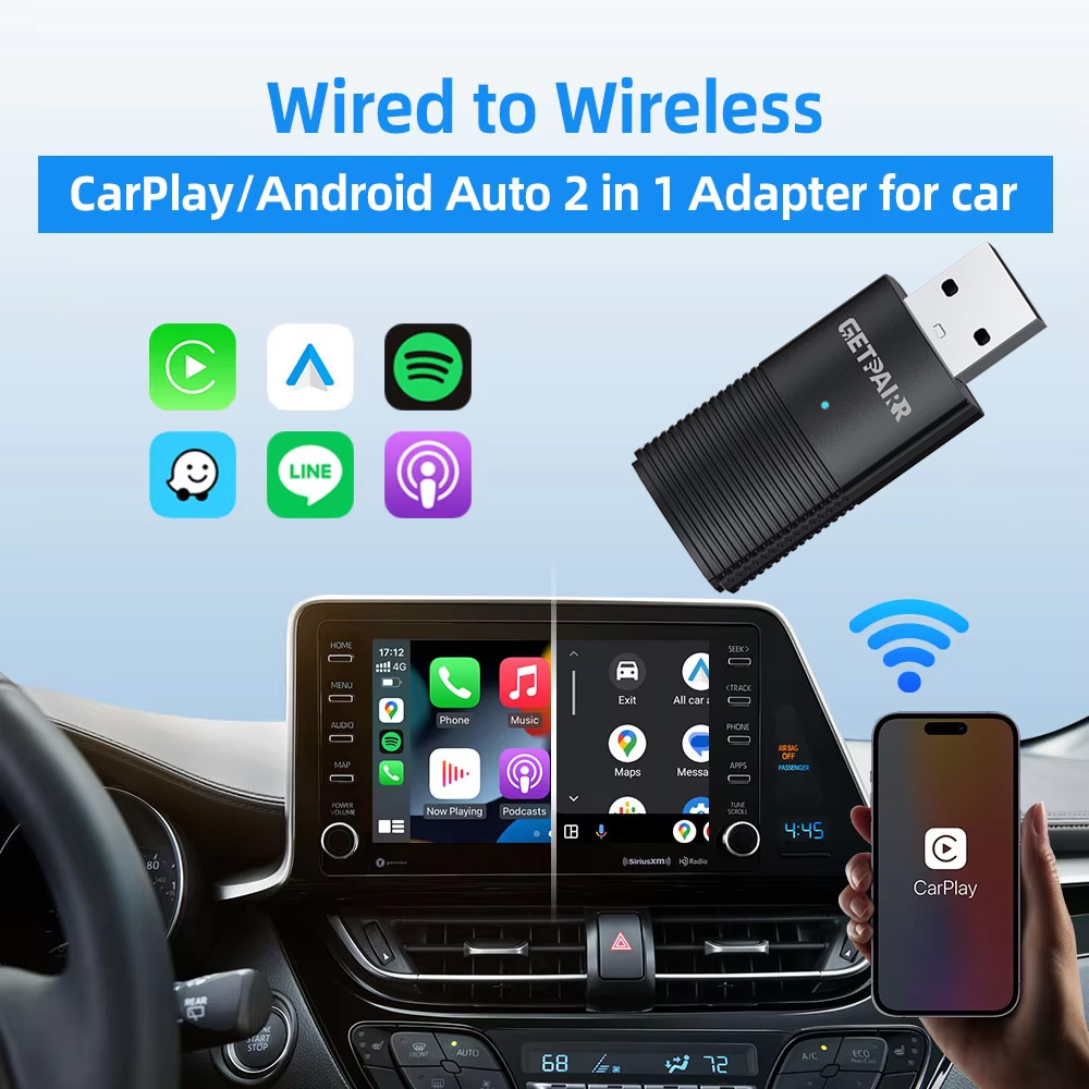 GetPairr Wireless CarPlay Dong - đánh giá và giá Smartwatch Universal