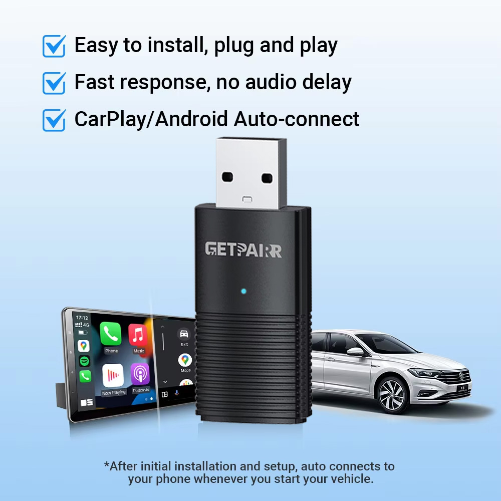 GetPairr Wireless CarPlay Dong - đánh giá và giá Smartwatch Universal