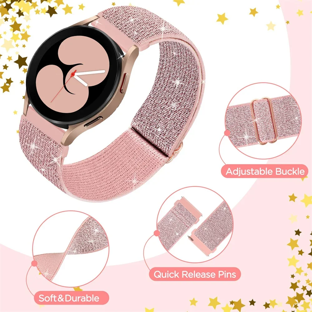 Elastic Shiny strap For Samsun - đánh giá và giá Titan Smartwatch Accessories