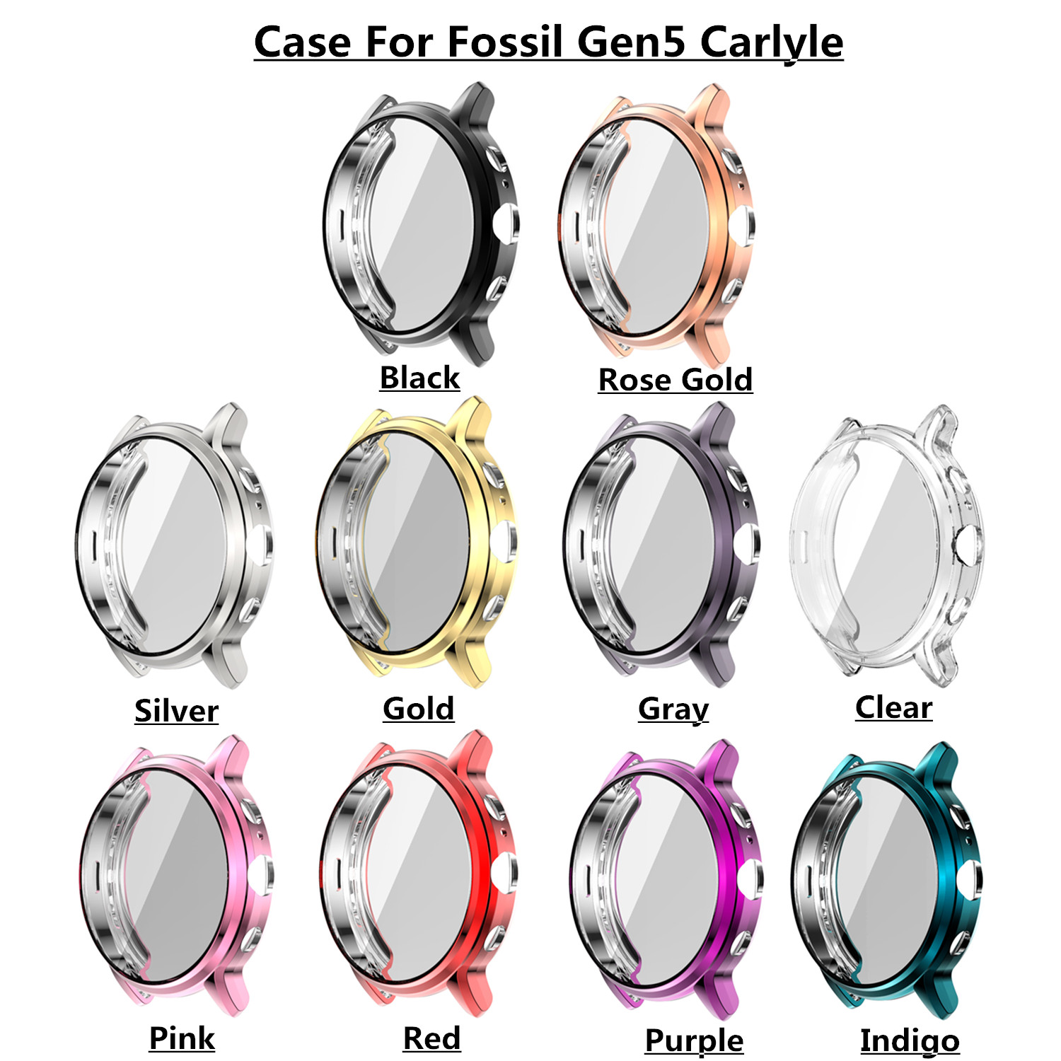 TPU Protective Cover Case For  - đánh giá và giá Fossil Smartwatch Accessories