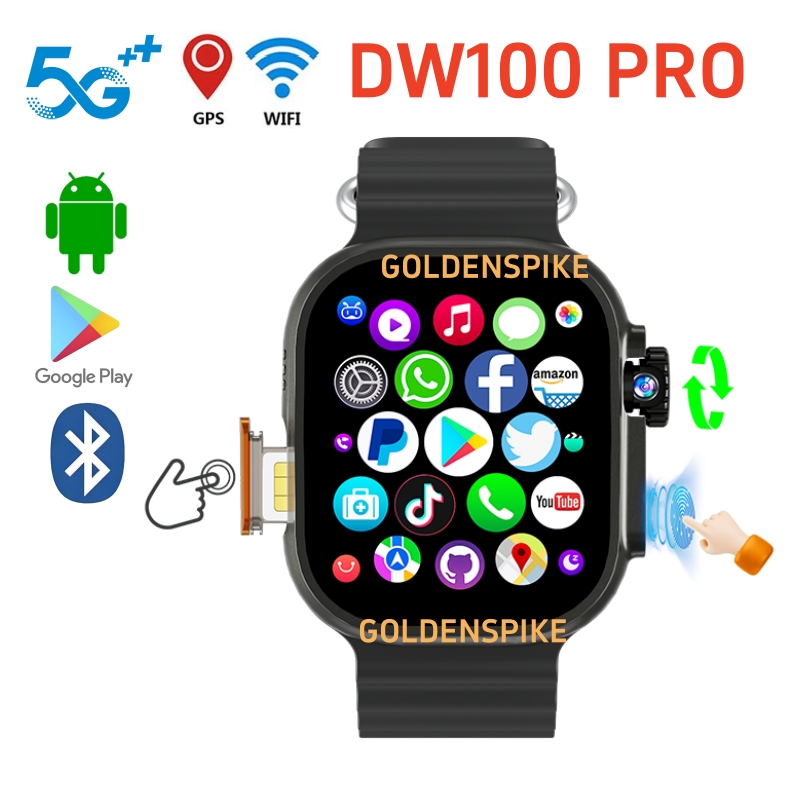 DW100 PRO SmartWatch 4G/5G And - đánh giá và giá Smartwatch Store