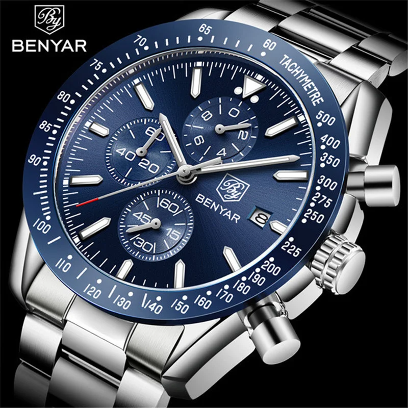 Men Watch BENYAR Top Brand Lux - đánh giá và giá Smartwatch Nexus