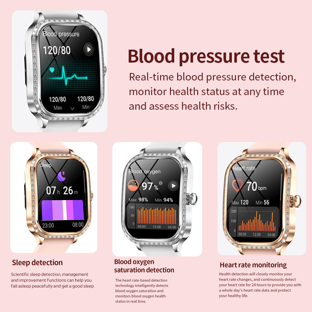 2026 New Fashion Women Diamond - đánh giá và giá Smartwatch Face