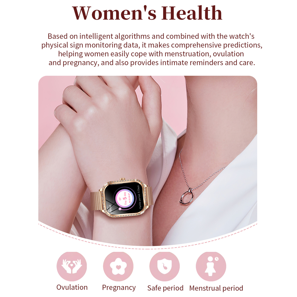2026 New Fashion Women Diamond - đánh giá và giá Smartwatch Face