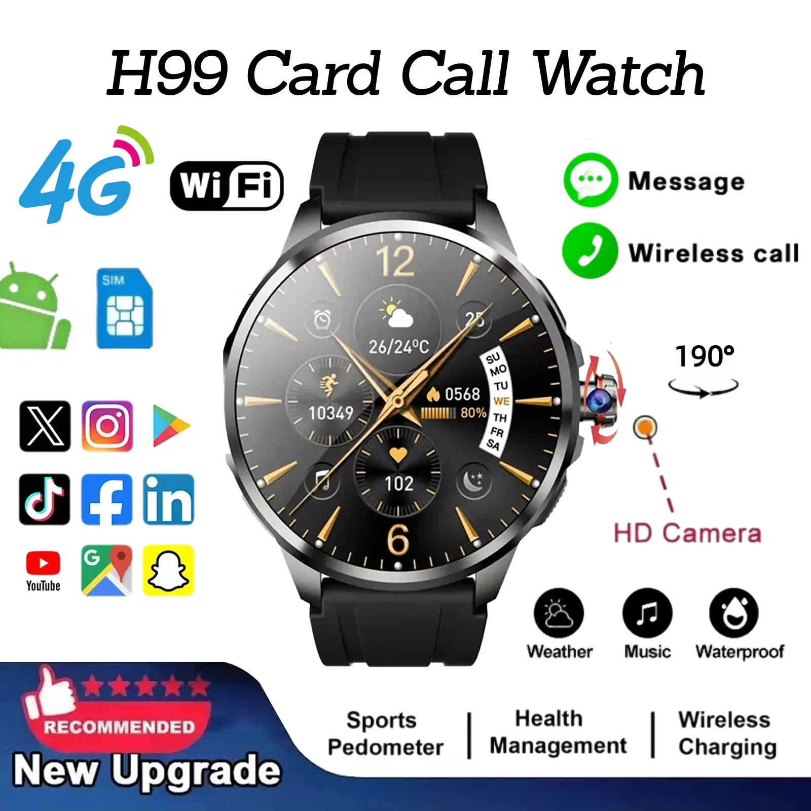 H99 Smart Watch Android Watche - đánh giá và giá Smartwatch Store