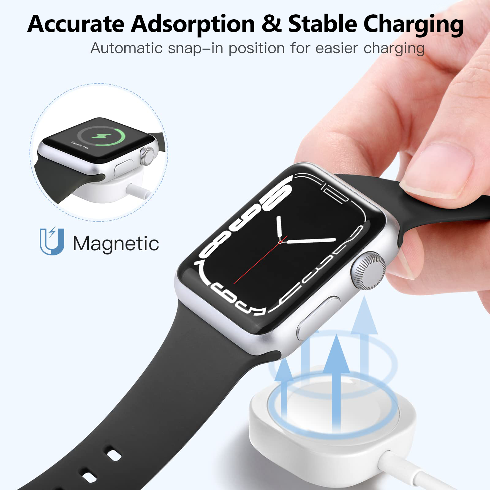 2 in 1 Magnetic Wireless USB A - đánh giá và giá Wireless Charger Watch