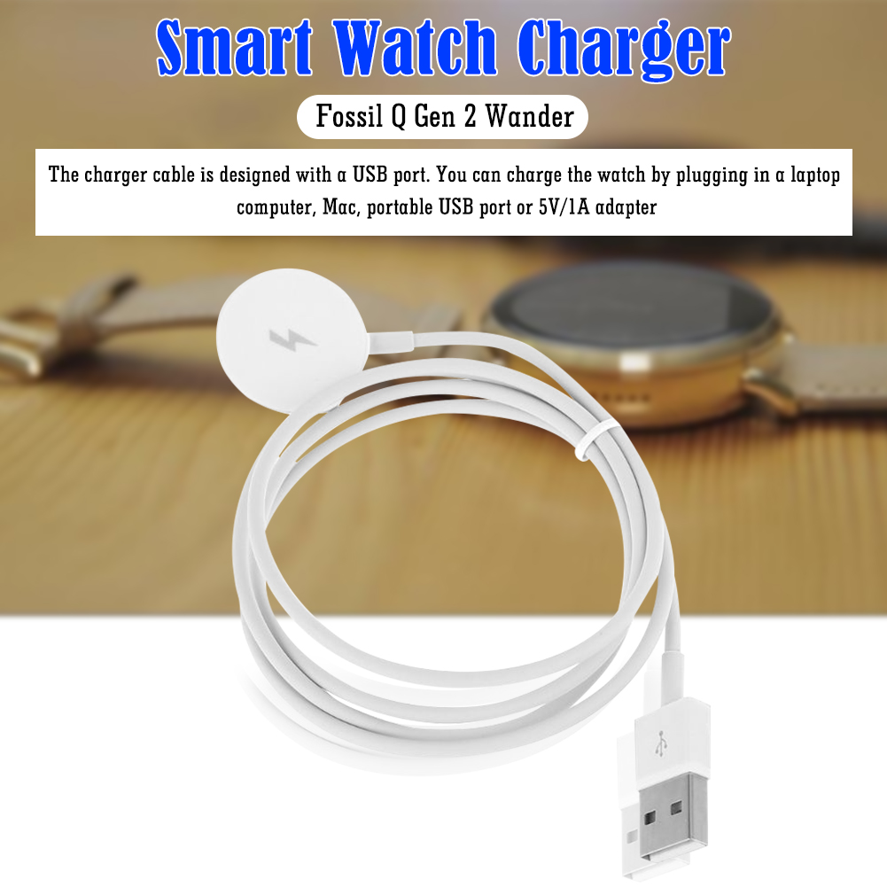 1m Smart Watch Magnetic Charge - đánh giá và giá Fossil Smartwatch Accessories
