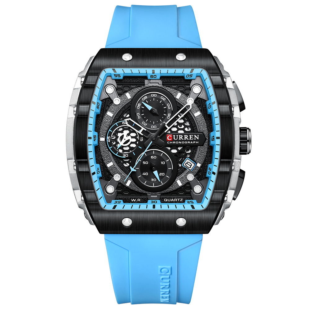 CURREN New RectangularSilicone - đánh giá và giá Smartwatch Guess