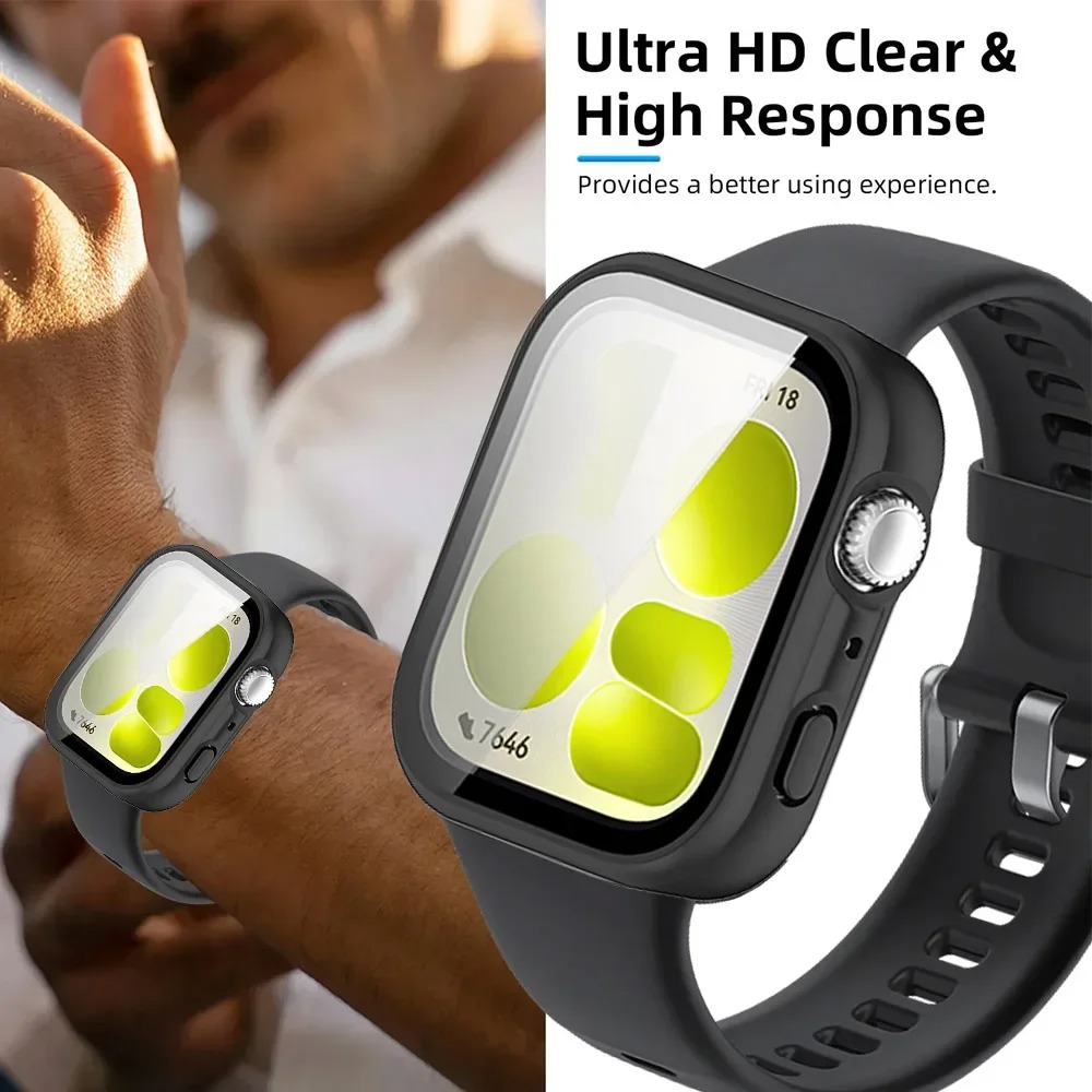 HD Tempered Glass+PC Case For  - đánh giá và giá Huawei Smartwatch Accessories